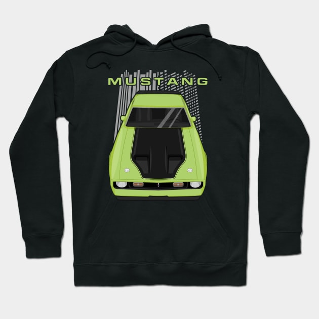 Mustang Mach 1 1971 to 1972 - Green Hoodie by V8social